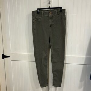 M jeans by Maurice’s. High rise, double button jeggling size 14W regular.